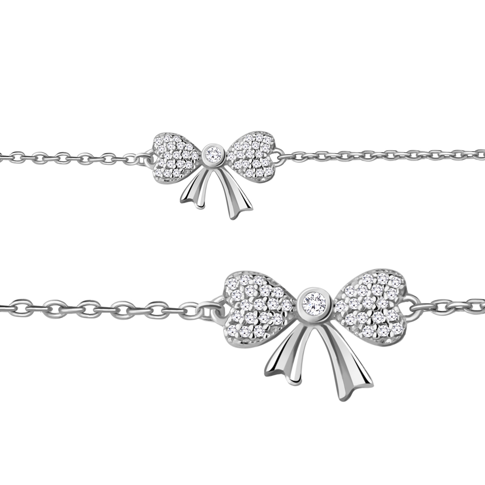 74151А Браслет из Серебра с фианитами из коллекции "Toys"