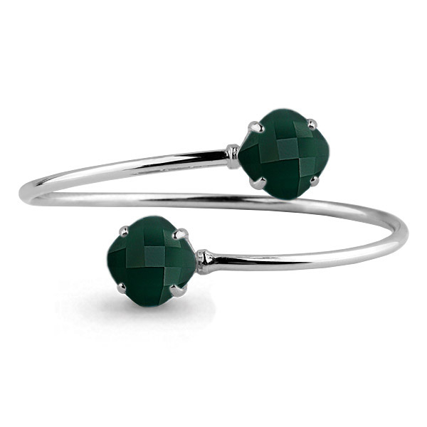 7418509 Браслет из Серебра с агатами