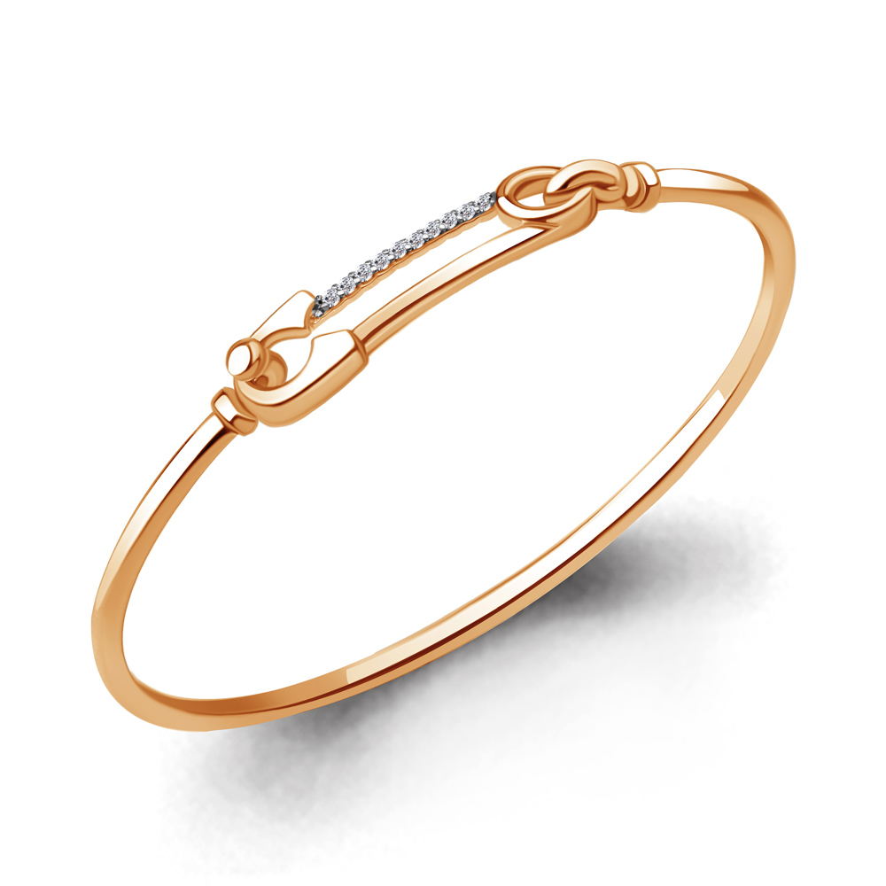 74506А Браслет из Золота с фианитами