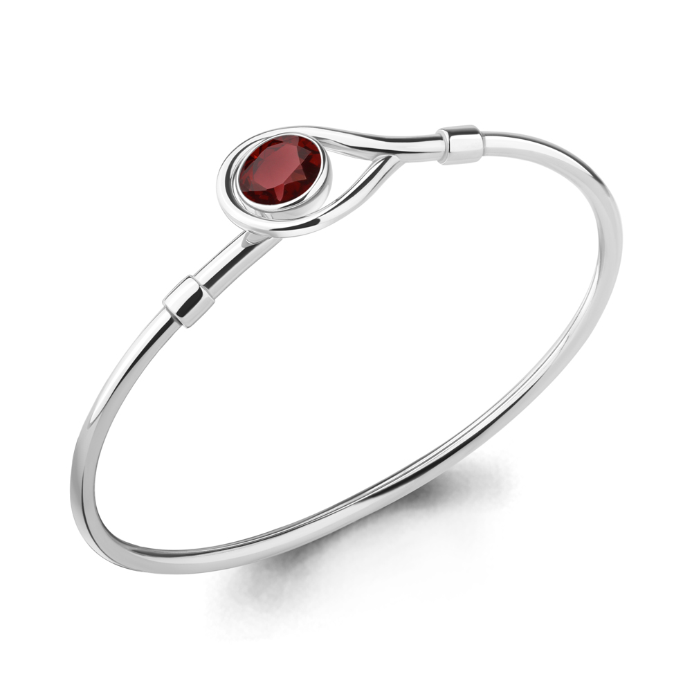 7455603 Браслет из Серебра с гранатом