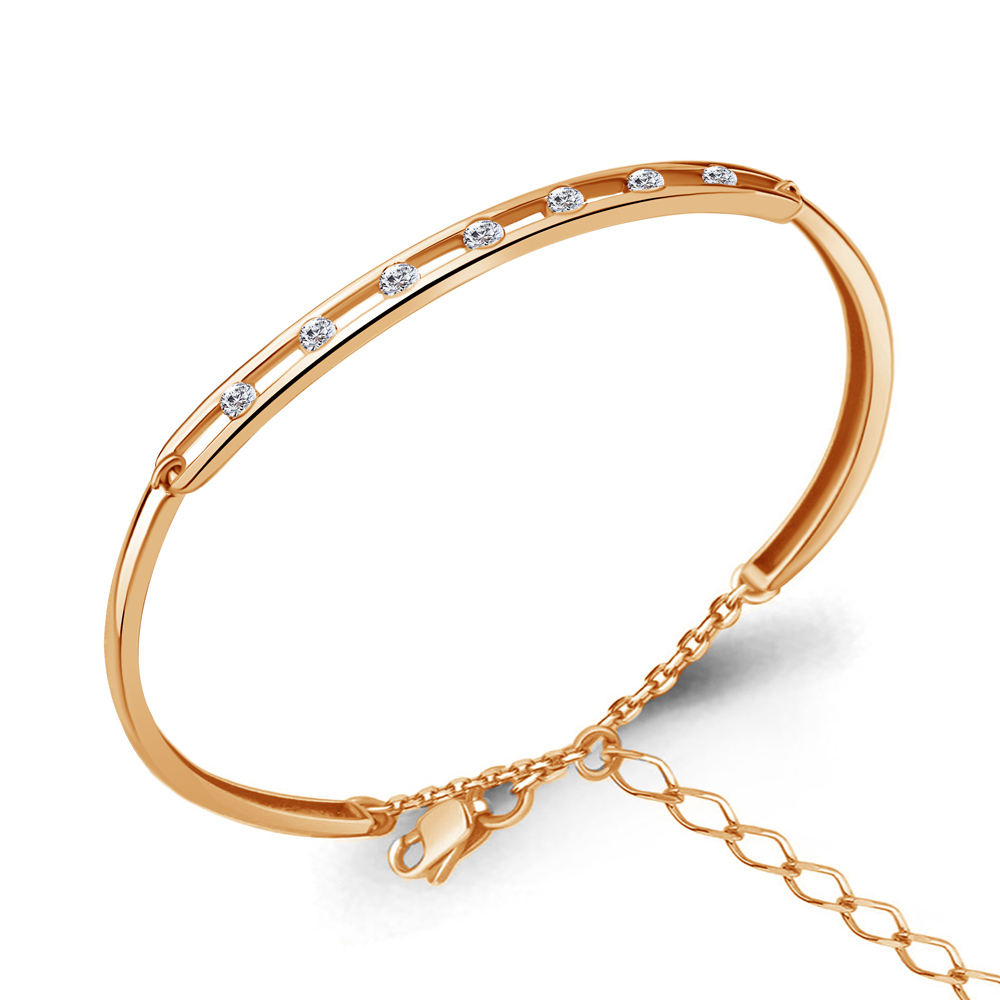 74631А Браслет из Золота с фианитами