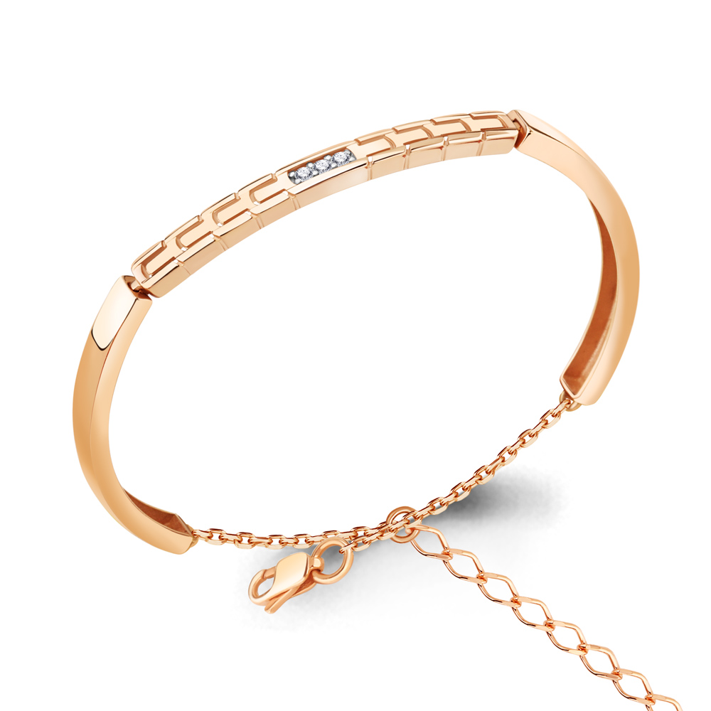 74634 Браслет из Золота с фианитами