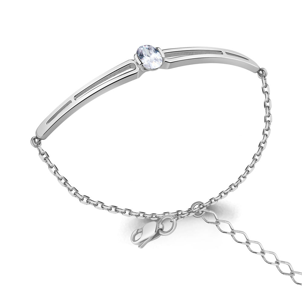 74787 Браслет из Серебра с фианитом