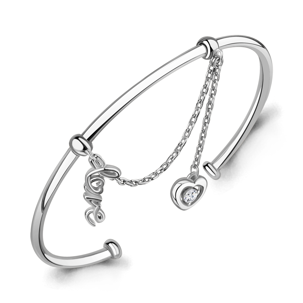 74832А Браслет из Серебра с фианитом