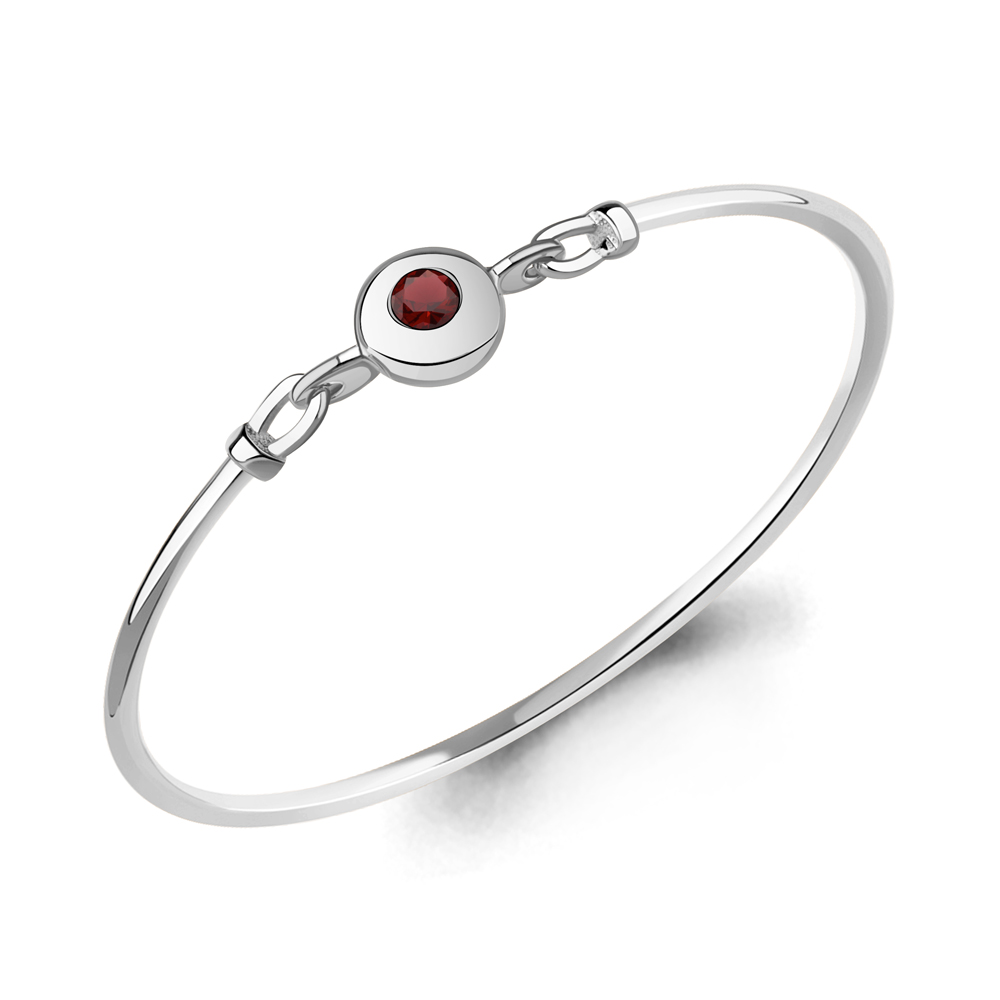 7484603 Браслет из Серебра с гранатом