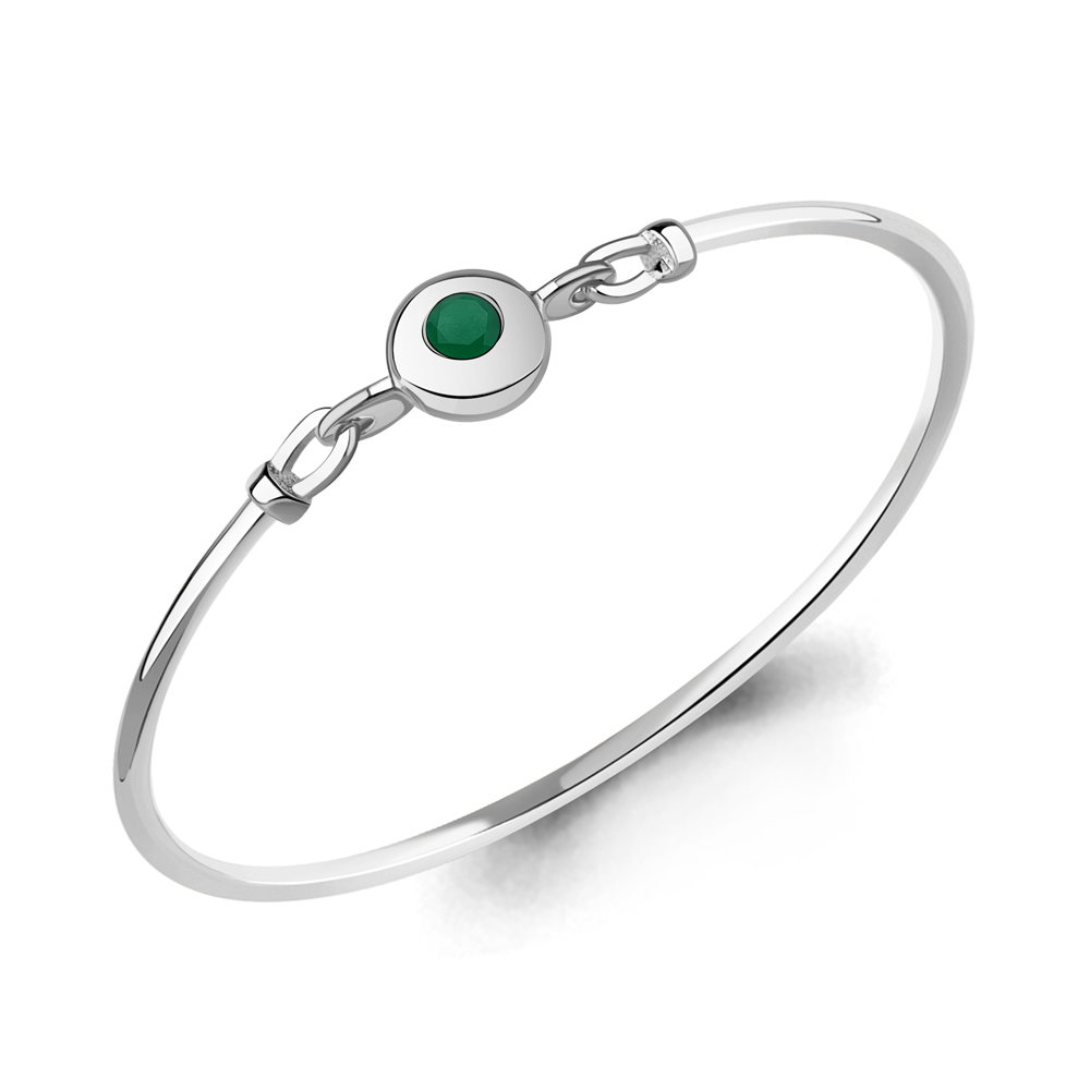 7484609 Браслет из Серебра с агатом