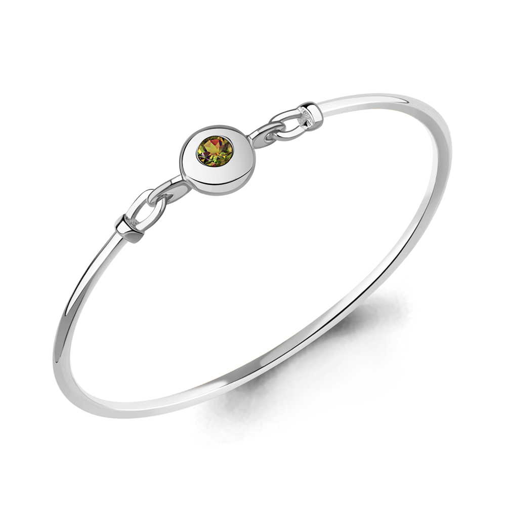 7484619 Браслет из Серебра с султанитом иск.