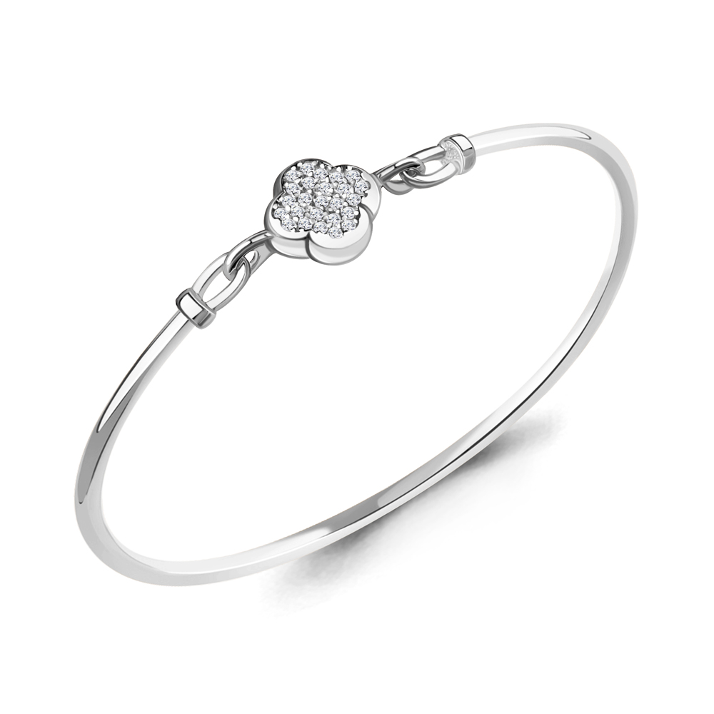 74861А Браслет из Серебра с фианитами