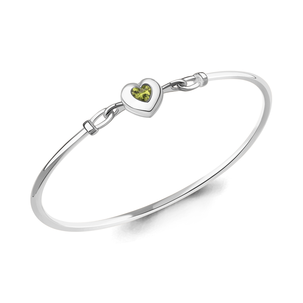 7486307 Браслет из Серебра с хризолитом