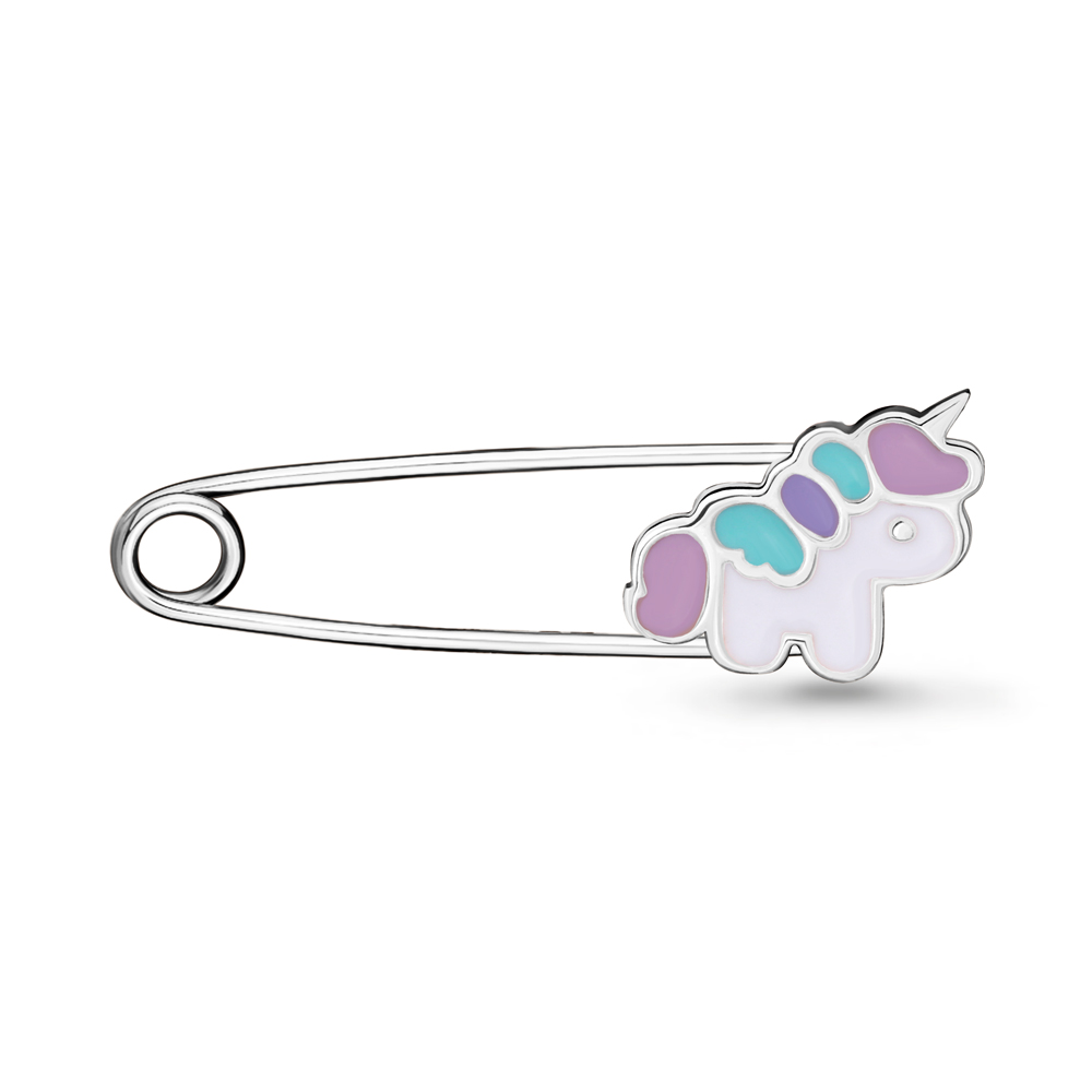77317 Булавка из Серебра с эмалью из коллекции "Happy"