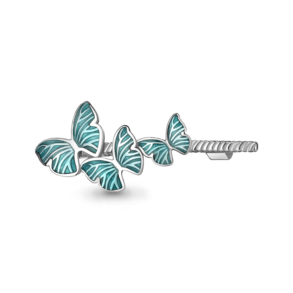 77426 Брошь из Серебра с эмалью