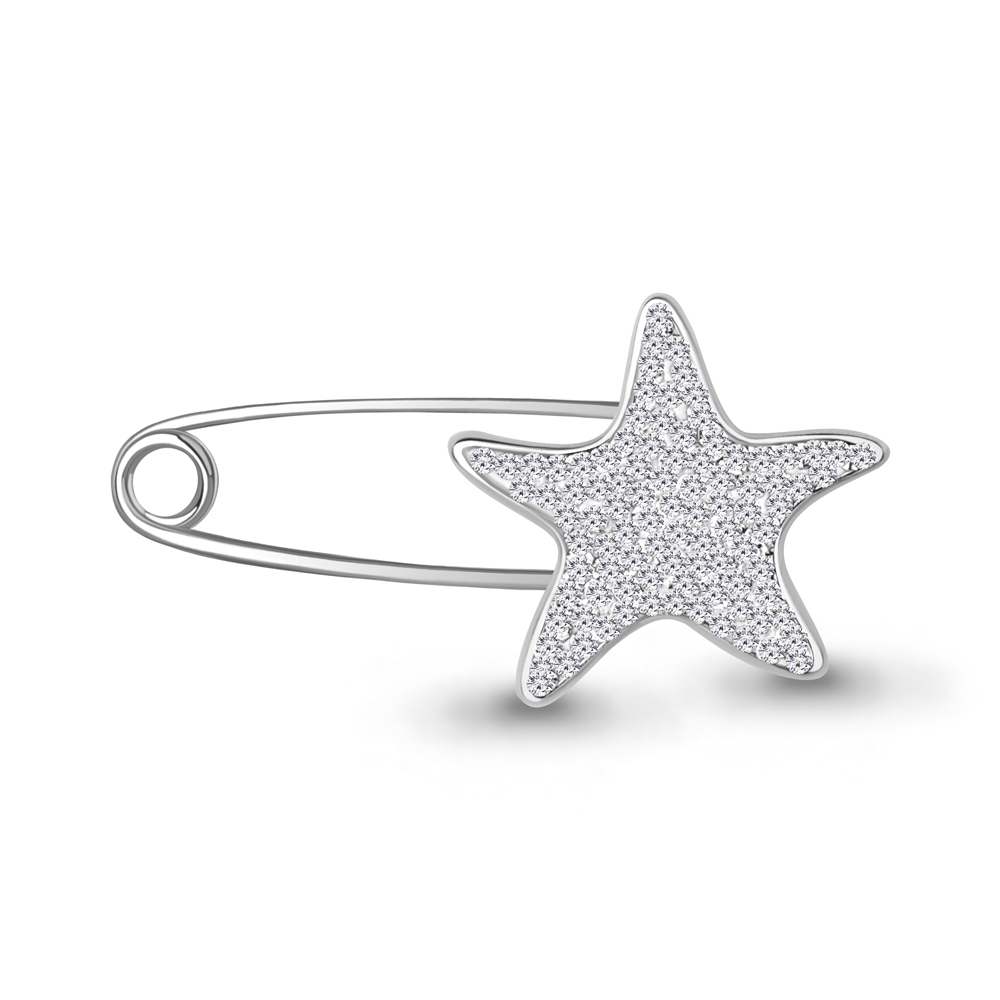 77523 Булавка из Серебра с стёклами