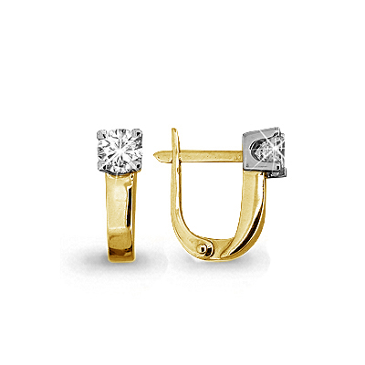 840059ж Серьги из Золота с бриллиантами выращенными