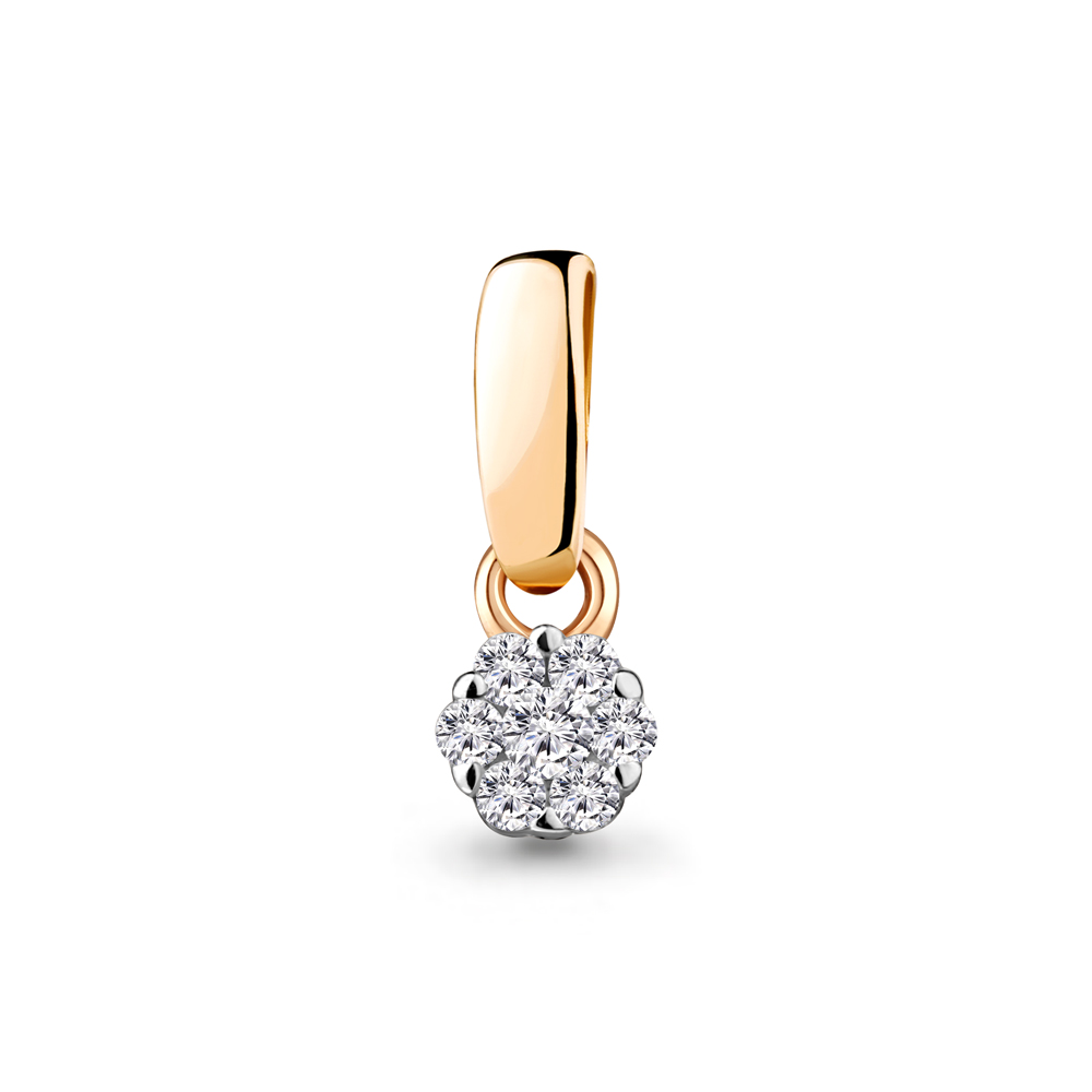 920228к Подвеска из Золота с бриллиантами из коллекции "Mon Amour"