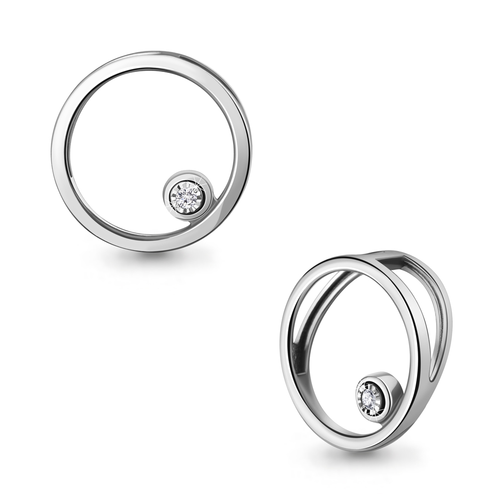 921027 Подвеска из Золота с бриллиантом