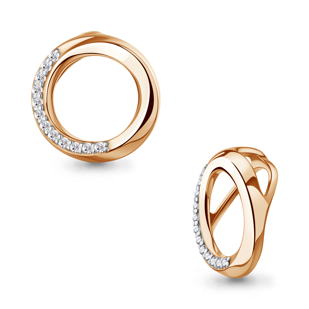 921031Ак Подвеска из Золота с бриллиантами