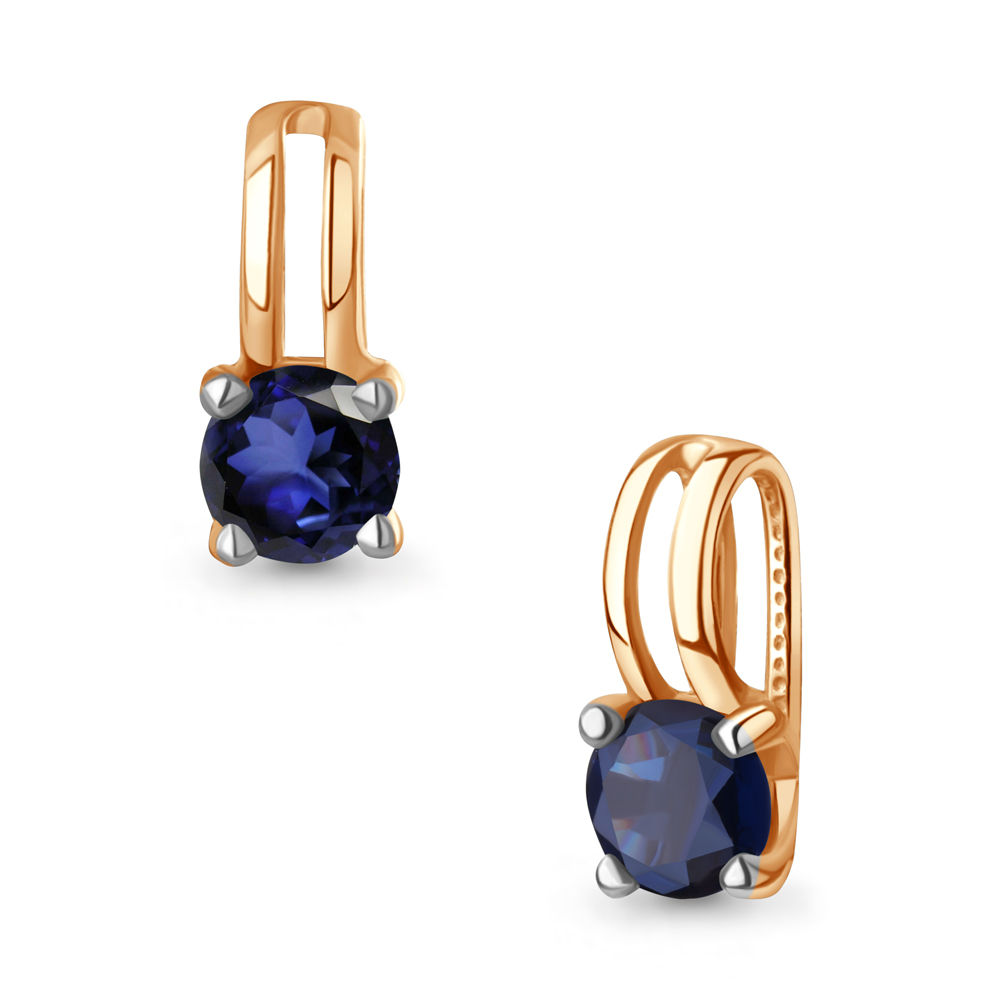 921034к Подвеска из Золота с сапфиром