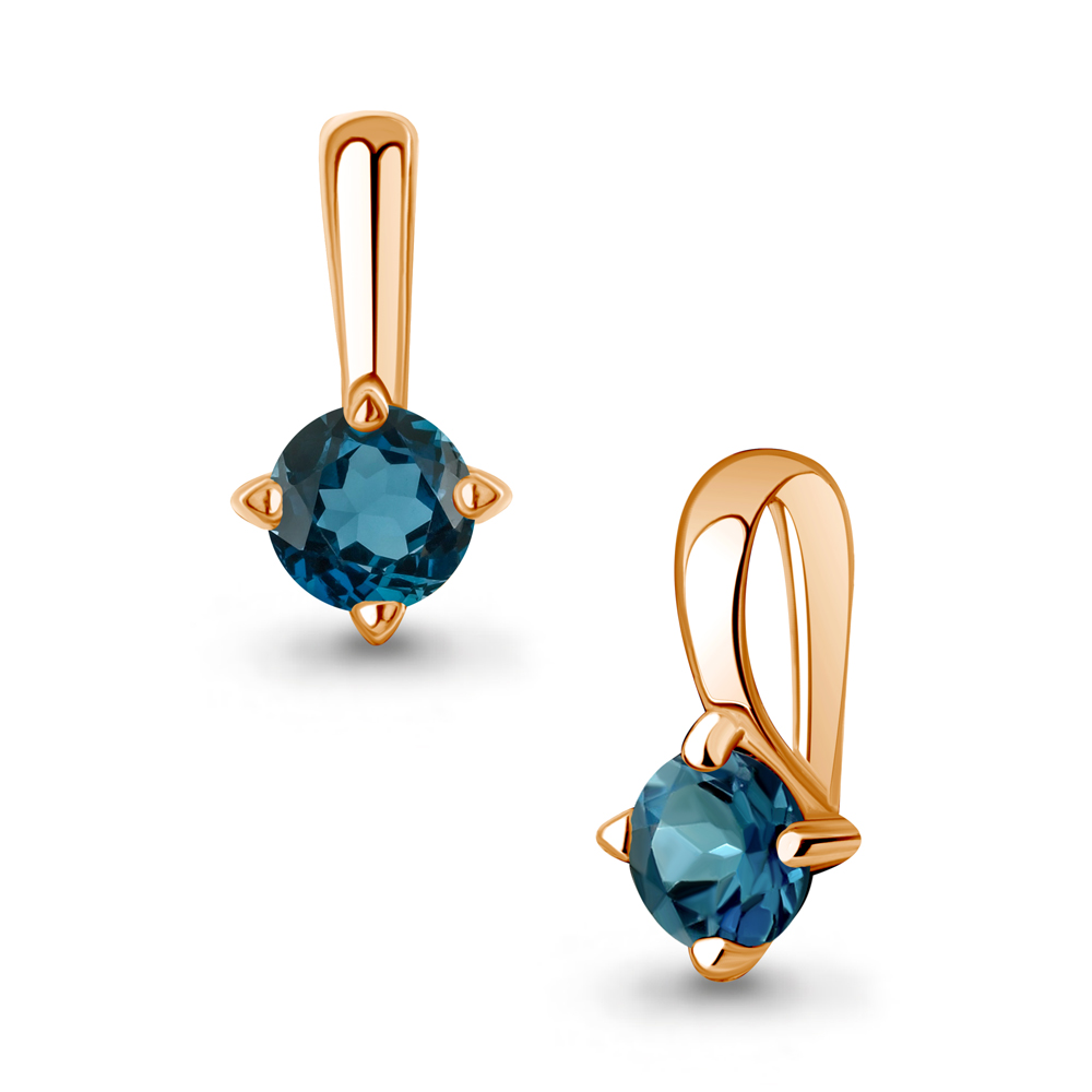 921037к Подвеска из Золота с сапфиром