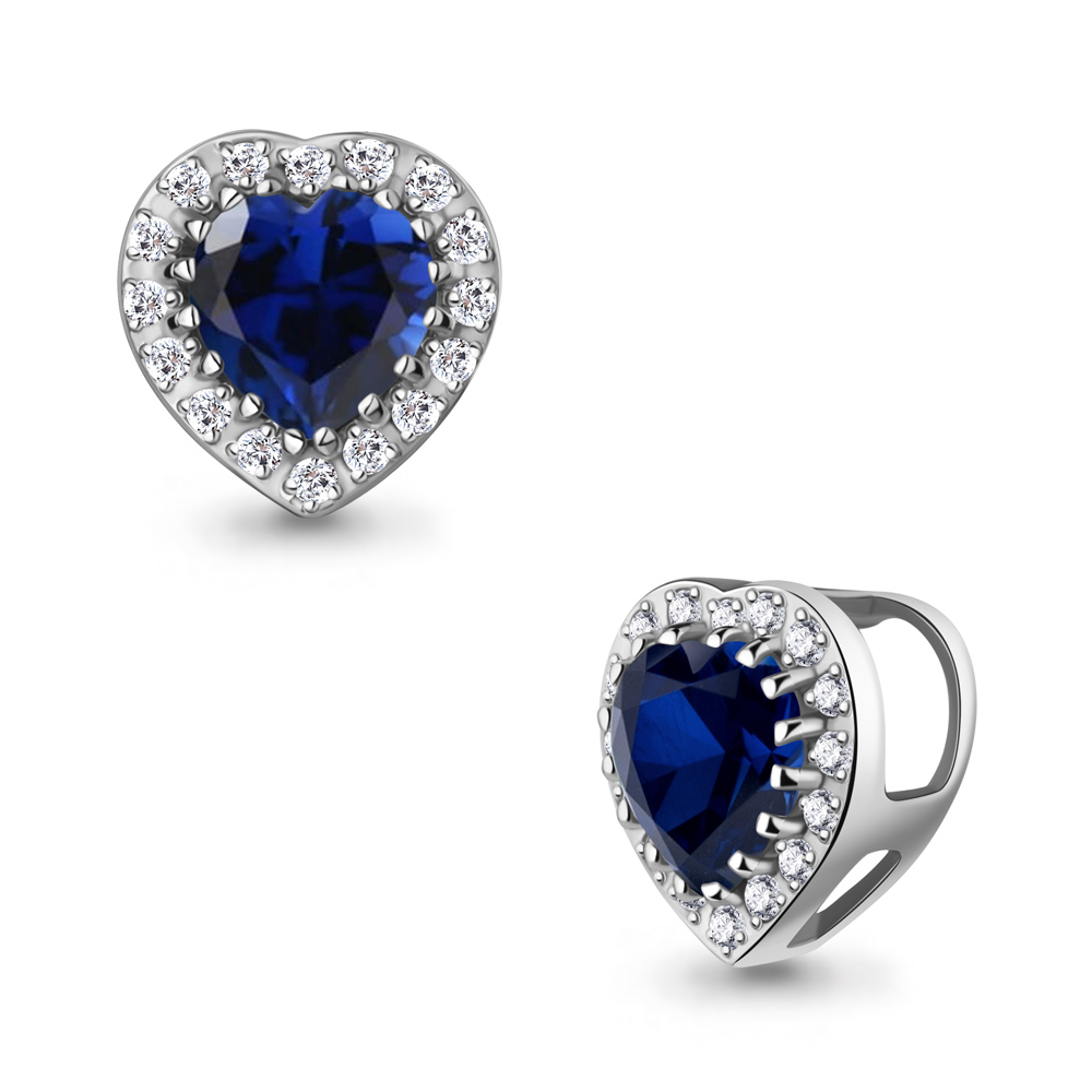 921055 Подвеска из Золота с бриллиантами, сапфиром