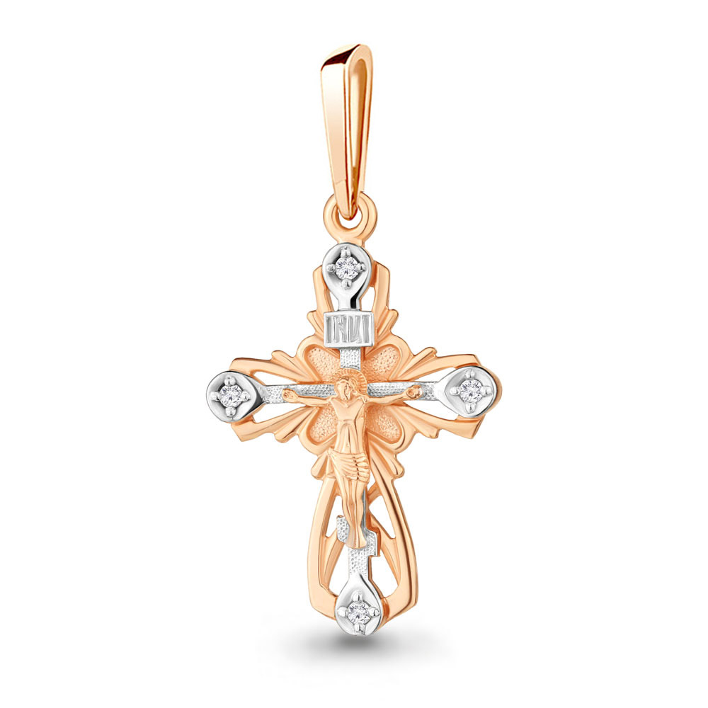 922339к Крест из Золота с бриллиантами