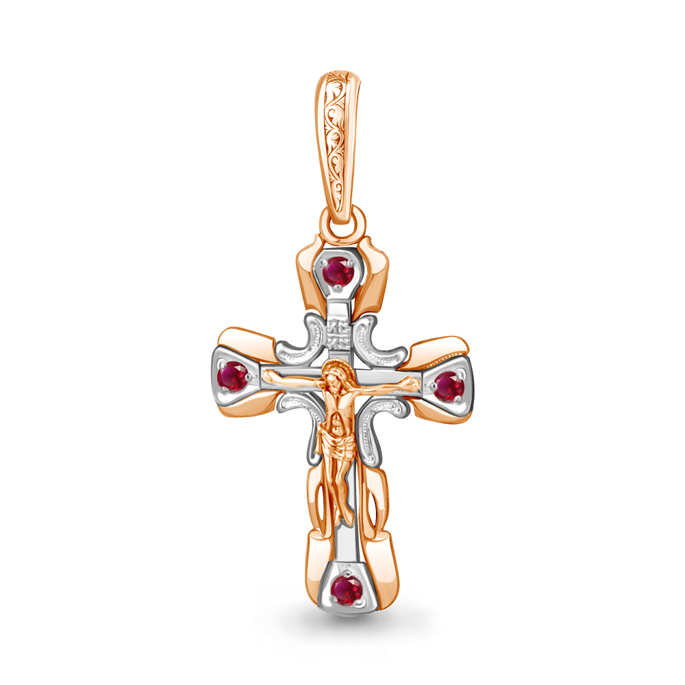9226523 Крест из Золота с рубинами