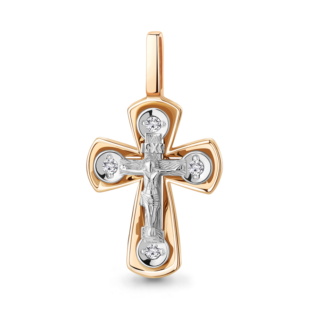 922835к Крест из Золота с бриллиантами