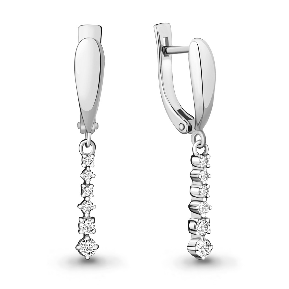 940176 Серьги из Золота с бриллиантами