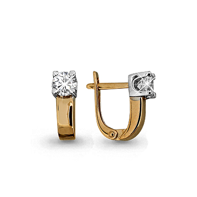 940854к Серьги из Золота с бриллиантами