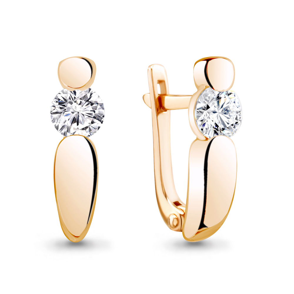 941093к Серьги из Золота с бриллиантами