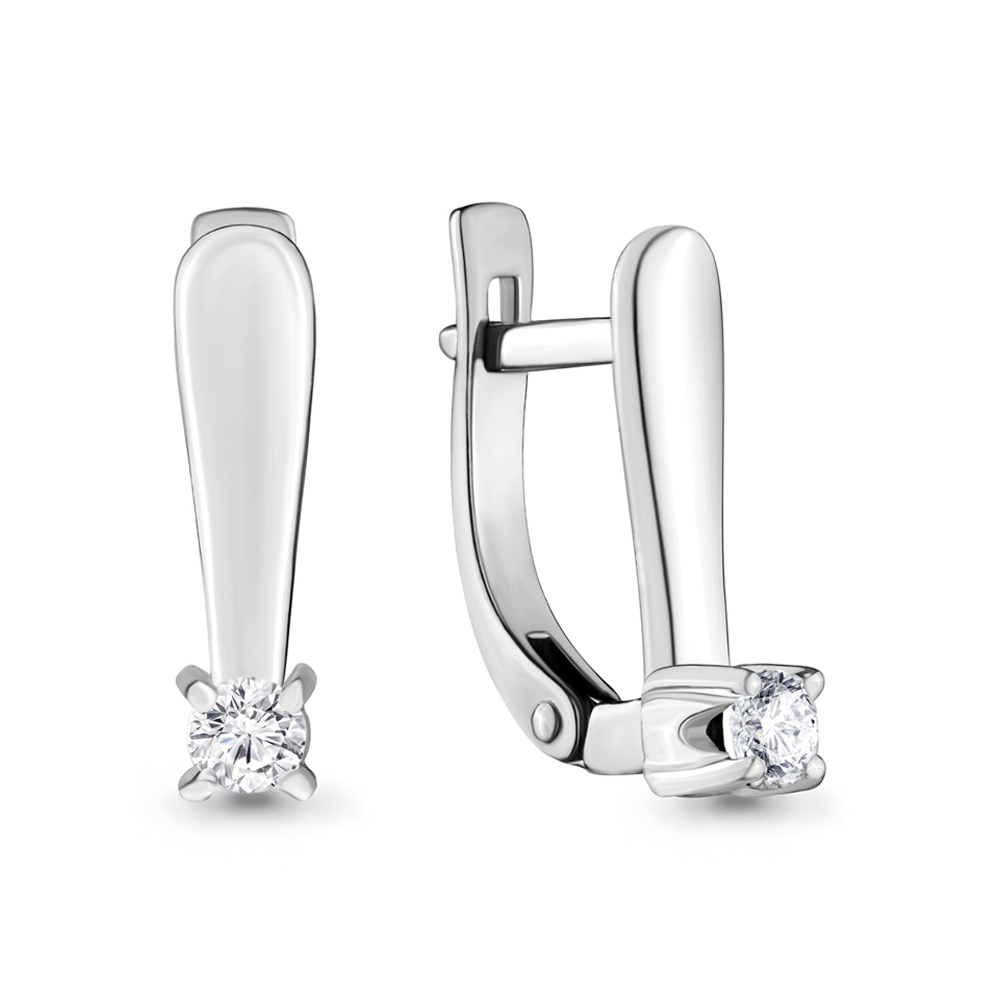 941288 Серьги из Золота с бриллиантами