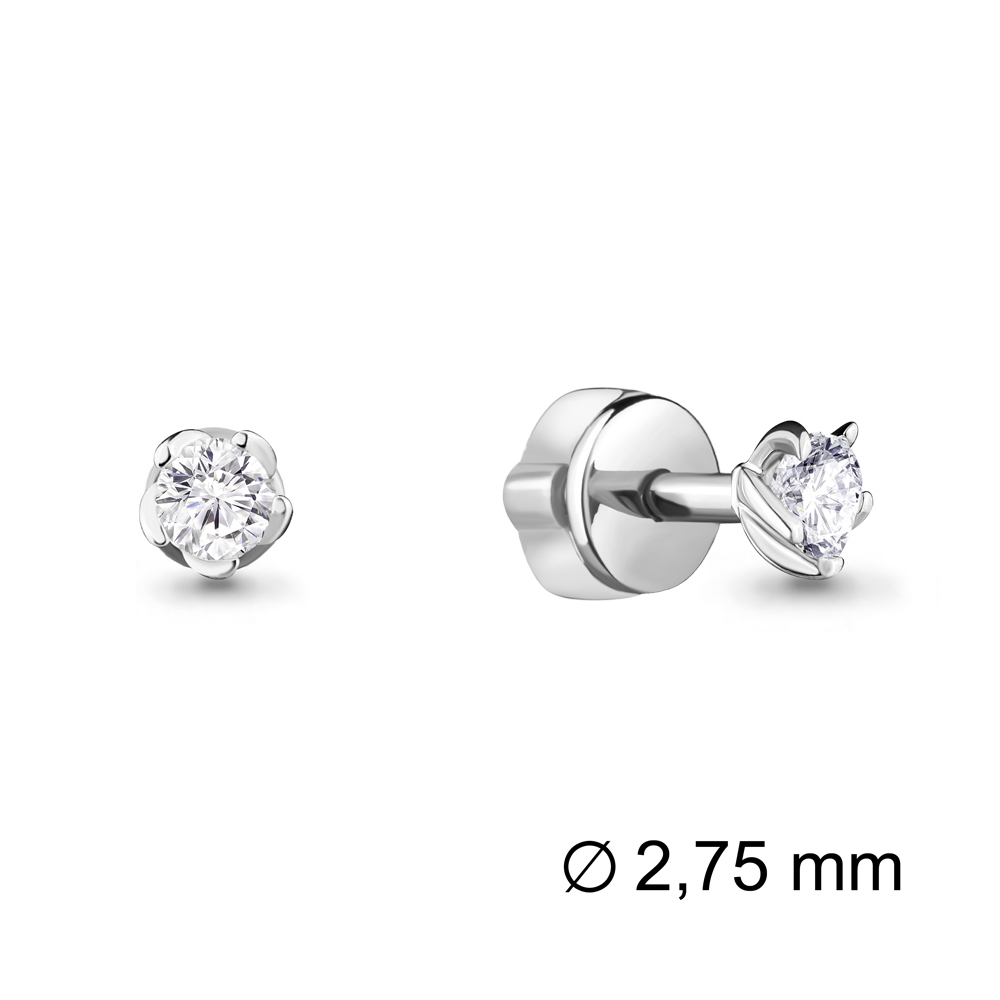 941389 Серьги из Золота с бриллиантами