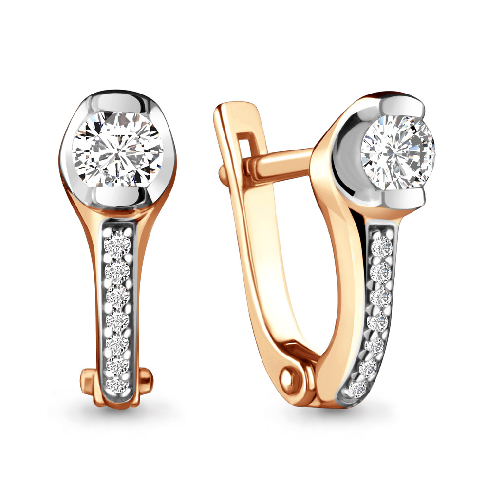 941451Ак Серьги из Золота с бриллиантами