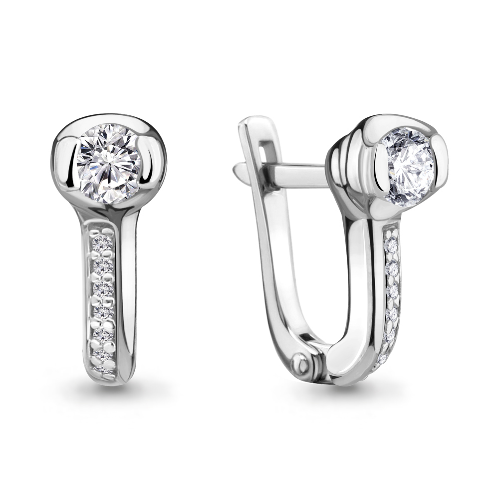 941453А Серьги из Золота с бриллиантами