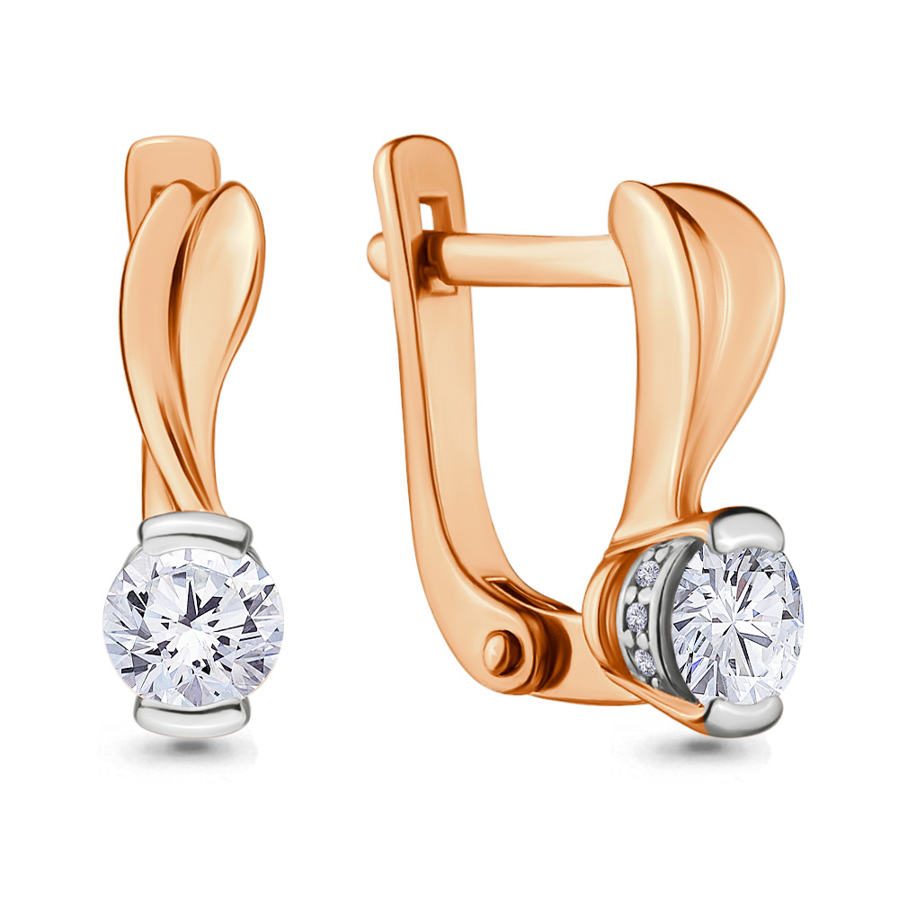 941476Ак Серьги из Золота с бриллиантами из коллекции "Elegance"