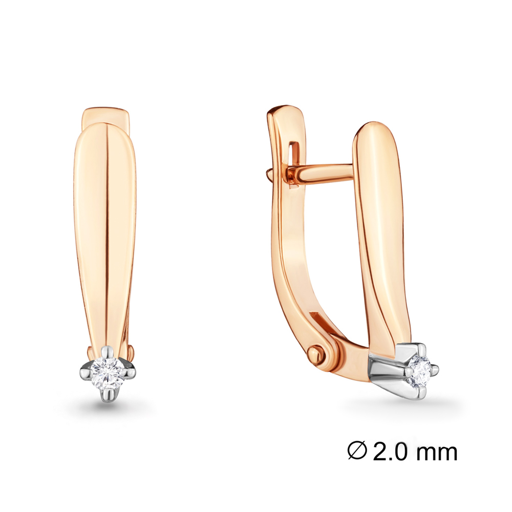 941724к Серьги из Золота с бриллиантами