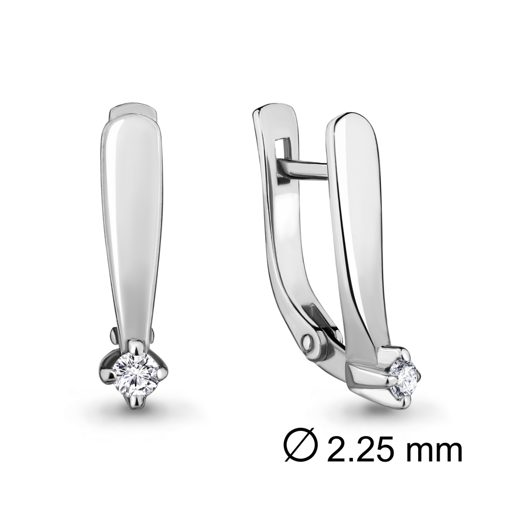 941725 Серьги из Золота с бриллиантами