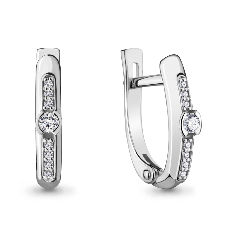 941838 Серьги из Золота с бриллиантами