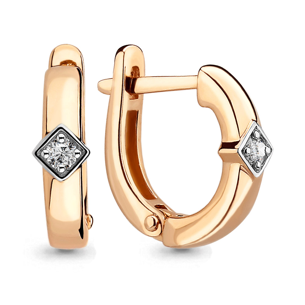 942047к Серьги из Золота с бриллиантами