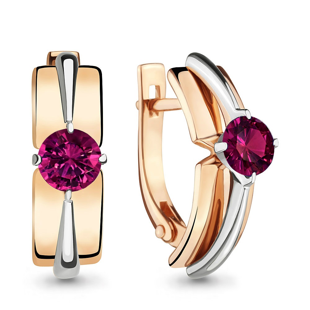 942073к Серьги из Золота с рубинами