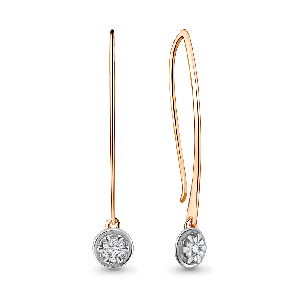 942476к Серьги из Золота с бриллиантами