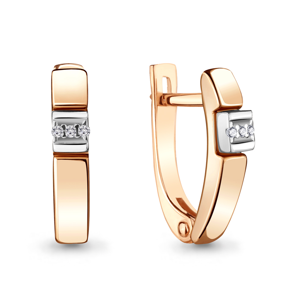 942491к Серьги из Золота с бриллиантами