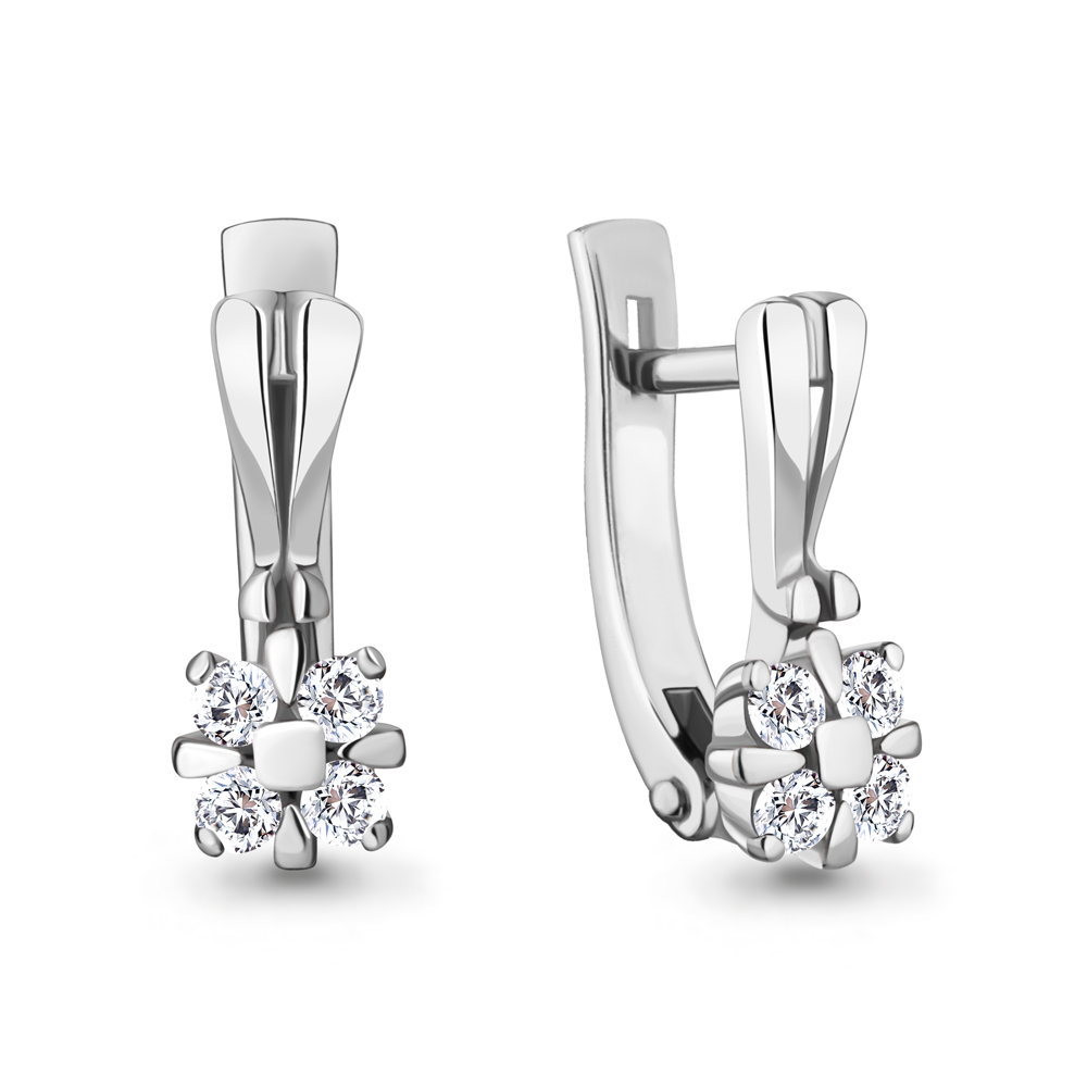 942818 Серьги из Золота с бриллиантами