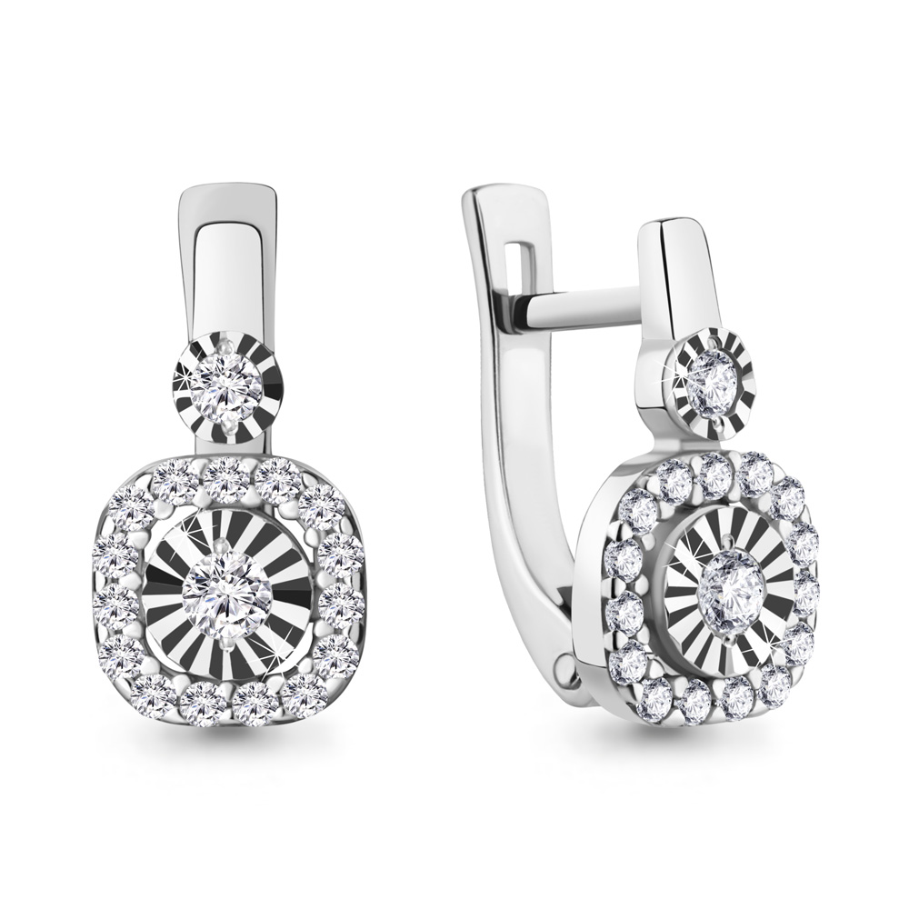 942819А Серьги из Золота с бриллиантами