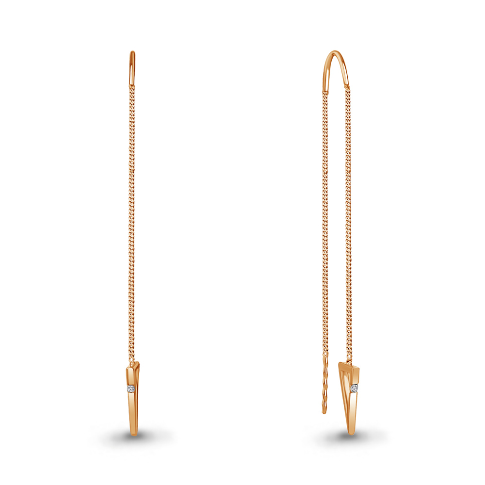 942824к Серьги из Золота с бриллиантами