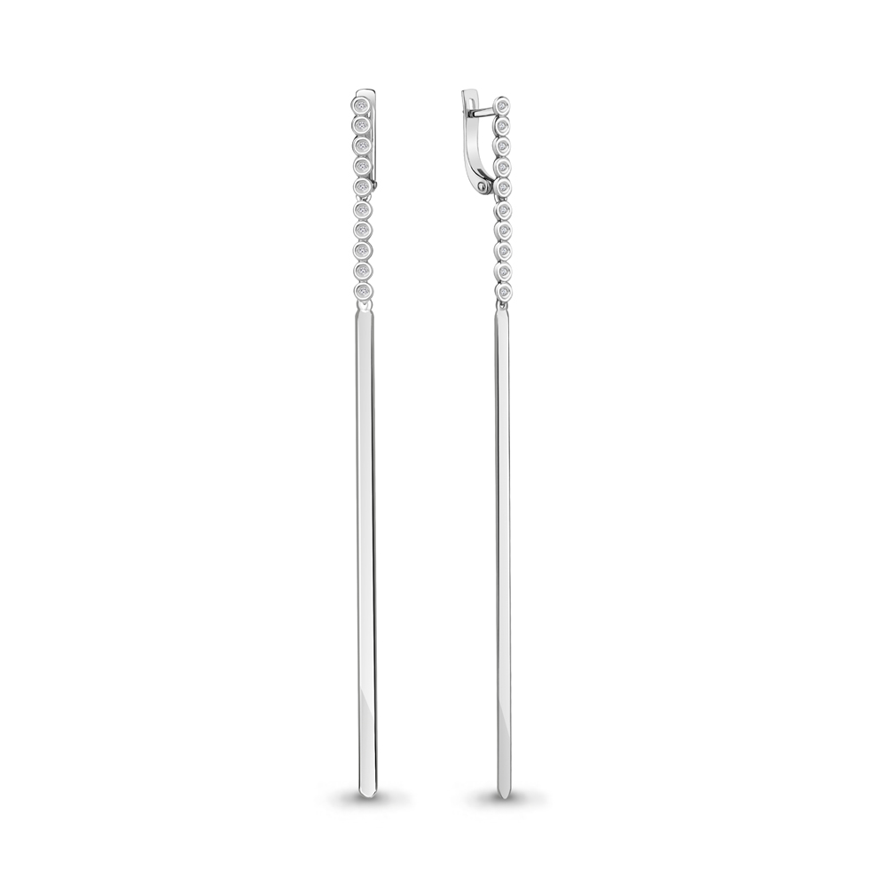 942840А Серьги из Золота с бриллиантами