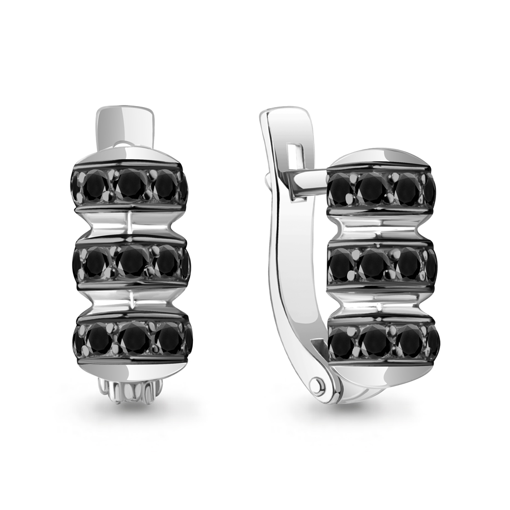 942875Ч Серьги из Золота с бриллиантами