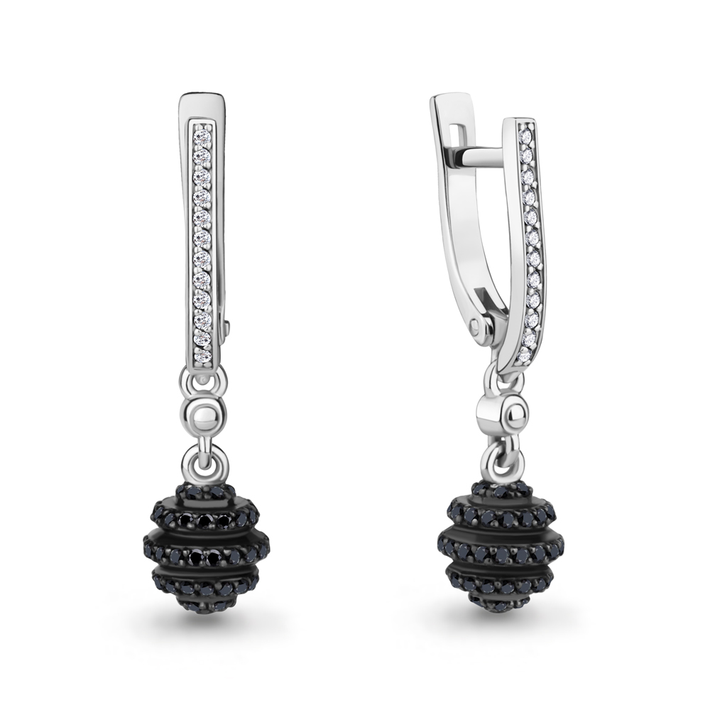 942964Ч Серьги из Золота с бриллиантами