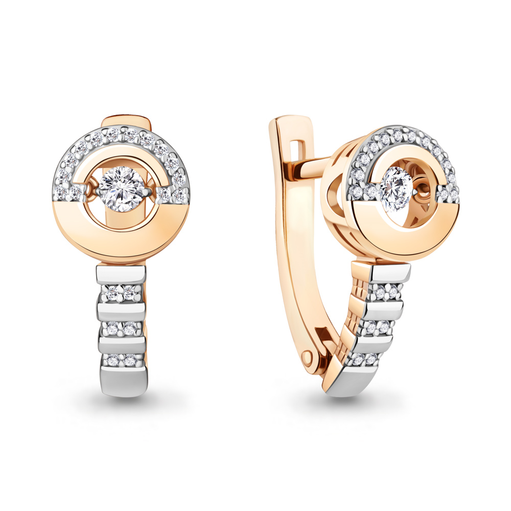 942970к Серьги из Золота с бриллиантами