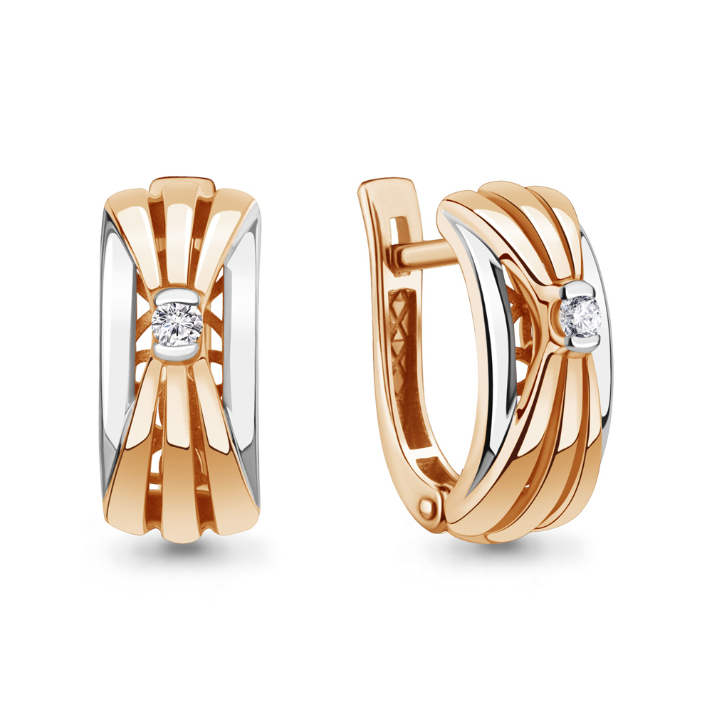 943078к Серьги из Золота с бриллиантами