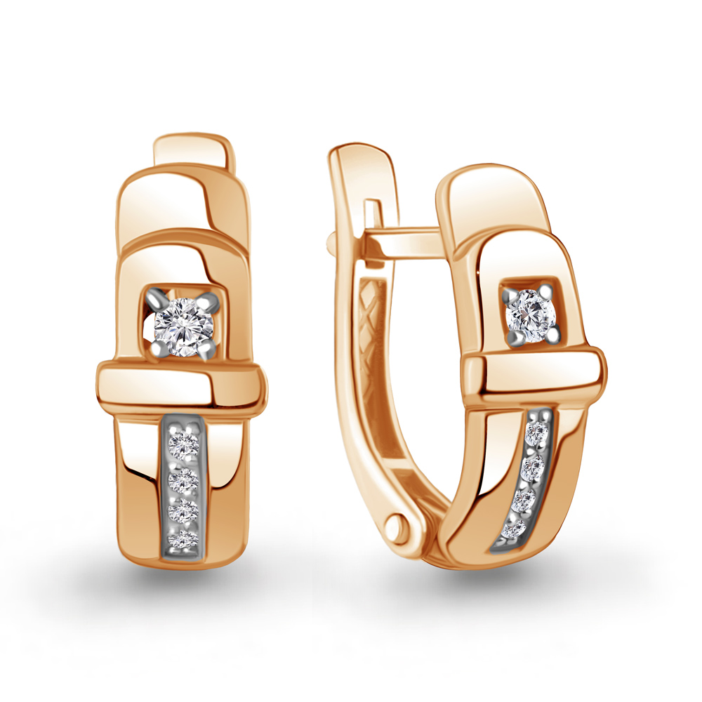 943081к Серьги из Золота с бриллиантами